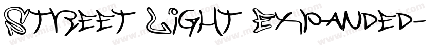 Street Light Expanded字体转换
